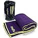 YogiMall Non Slip Microfiber Hot Yoga Towel – Protects from Bacteria, Extends Your Mat Life & Improves Grip - Perfect for Bikram, Vinyasa & Pilates - Eco Friendly, Durable - Bonus Carry Bag Included