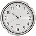 Elvoki Best Wall Clock, 12.5 Inch Quartz with Arabic Numerals – Office, Classroom Clock Silver
