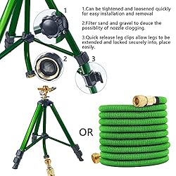 Hourleey Impact Sprinkler on Tripod Base, 2 Pack