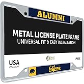 Desert Cactus University of California Berkeley Golden Bears Metal License Plate Frame for Front or Back of Car Officially Licensed (Alumni)