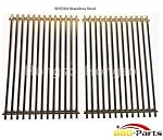 Hongso SCG527 Stainless Steel Replacement Cooking Grates for Weber, Lowes Model Grills, Sold as a set of 2