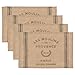 Now Designs Burlap Placemats, Les Moulins Print, Set of 4
