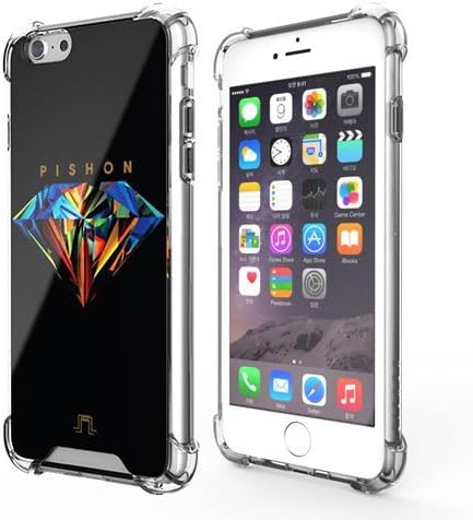 iPhone 6s Case, Pishon X [Diamond][Signature] - Nano Grip Technology Four Corners Full Protection Sticky Selfie Anti Gravity Case For iPhone 6 and iPhone 6S (4.7")