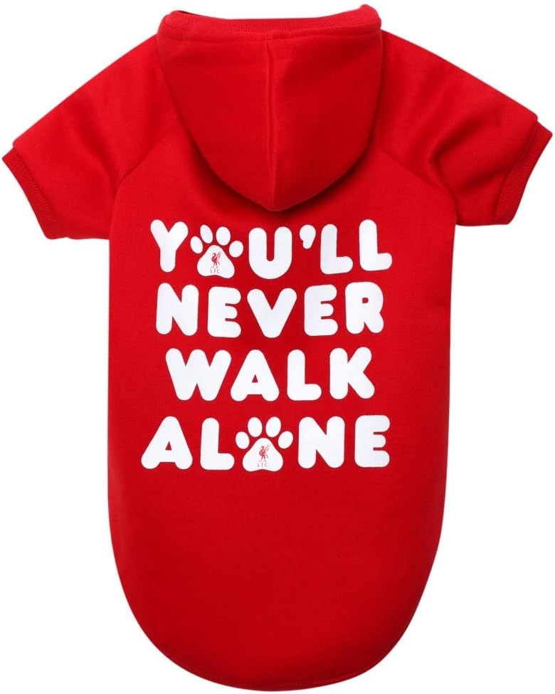 FC Liverpool Dog Hoodie, red, Länge 37cm Breite 25cm Amazon.co.uk