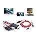 MHL Cable,Micro USB 5 Pin to HDMI, 1080P HDTV Adapter Cable for Samsung S2,Sony Xperia,LG Optimus Other MHL Protocol Phones
