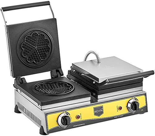 WAFFLE MAKER MACHINE 220V REMTA (DOUBLE 21 CM FLOWER MODEL 220V)