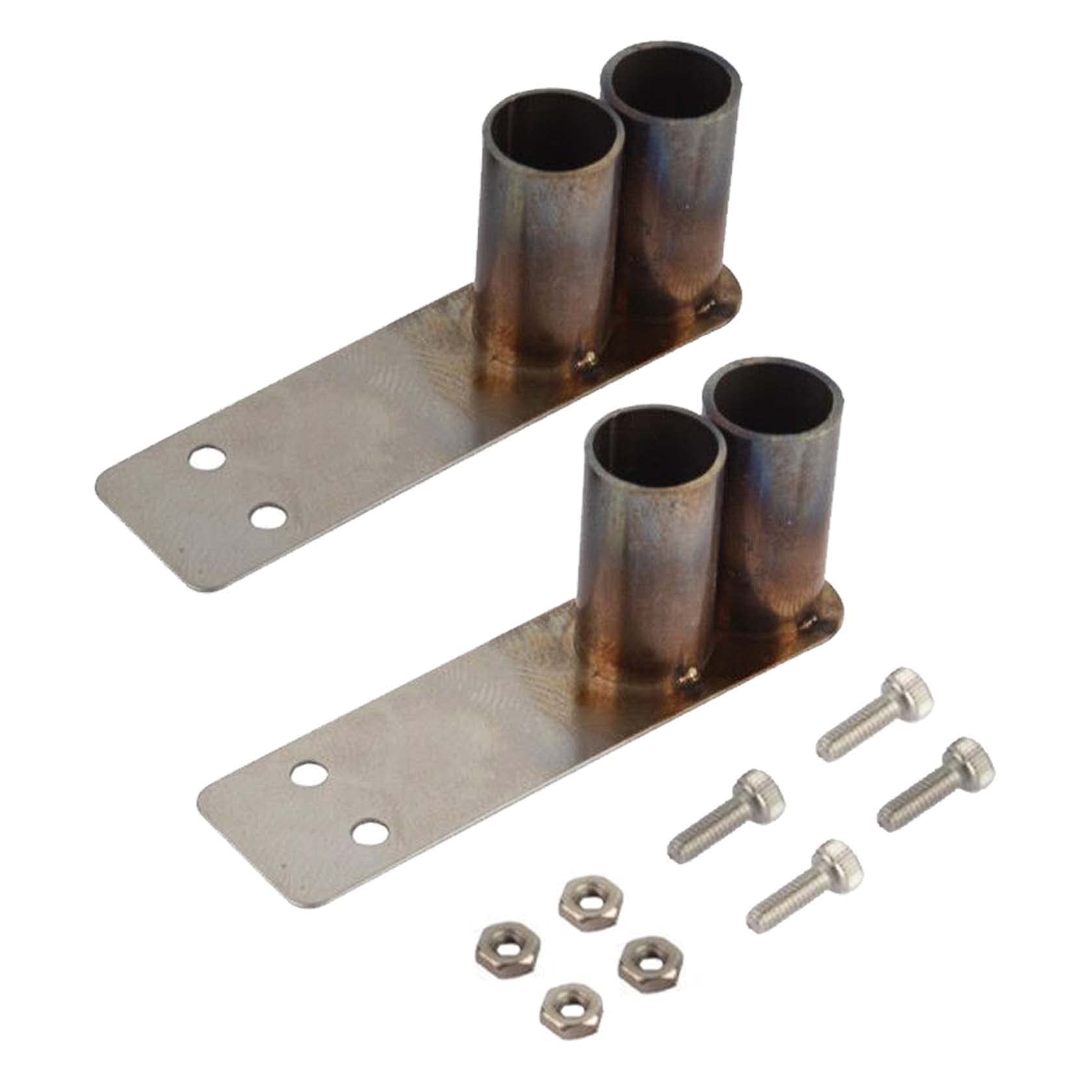KEEDA Simulation Metal Exhaust Pipe Tail Throat for 1/10 Scale On Road Racing Drift Car Redcat HPI Tamiya HSP94123 Decoration Accessory (Style 2)