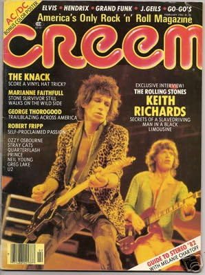 Creem Magazine January 1982 Keith Richards
