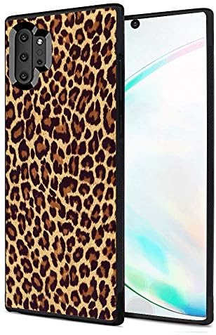 Case for Samsung Galaxy Note 10 Plus Leopard Print Case Hard PC Black Cover Case Waterproof Shockproof Durable Protective Case