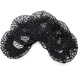 JETEHO 20 Pack Blackf Reusable Hair Bun Nets Cover Snood Hair Net for Ballet Dance Skating Sports and Daily Working