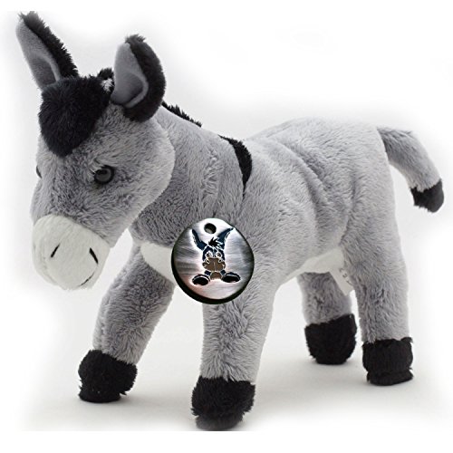 Kuscheltiere.biz Esel Felix Grauesel Eselchen 21 cm Plüschtier
