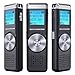 Digital Voice Recorder,TENSAFEE 8G Dictaphone Sound Recorder,Portable Rechargeable HD Audio Recorder,MP3 Player/A-B Repeat/One Touch Recording,Voice Recorders for Lectures/Meetings/Interviews/Class