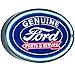 Officially Licensed Ford Genuine Parts & Service LED Sign, New Improved Now with 6' Wall Plug Cord! LED Light Rope That Looks Like Neon, Wall Decor for Bar, Garage, or Man Cave