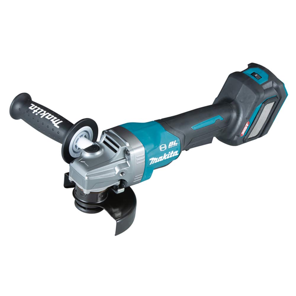 Makita GA028GZ 40V Max Li-ion XGT 115mm Brushless Angle Grinder - Batteries and Charger Not Included, Blue