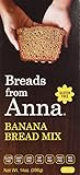 Breads from Anna, Banana Bread Mix, Gluten yeast soy rice corn dairy and nut free, 14 oz.