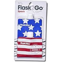 Flask2Go - The Foldable Flexible Flask for Tailgating, Camping, and Concerts