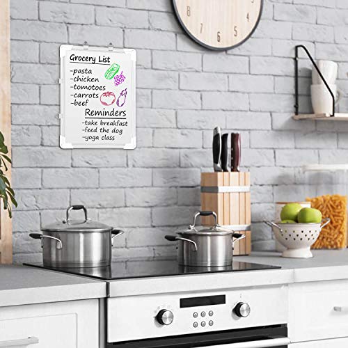 Small Dry Erase White Board Hanging Whiteboard for Wall