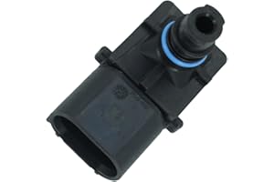 DUNSIHUI 05033310AC MAP Sensor Manifold Absolute Intake Air Pressure Sensor Compatible with Charger 2006-2015, RAM 1500 2003-2013, Durango 2007-2015, Grand Cherokee 2007-2015