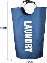 Armo Home 90L Large Laundry Basket Foldable Collapsible Blue view 5