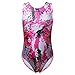 TFJH E Gymnastic Leotards for Girls Ballet Dancewear Size 10-12,HotPink 12A