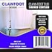 Clawfoot Designs Heavy Duty PEVA Tub Shower Curtain No Odor Anti-Billow 180x70
