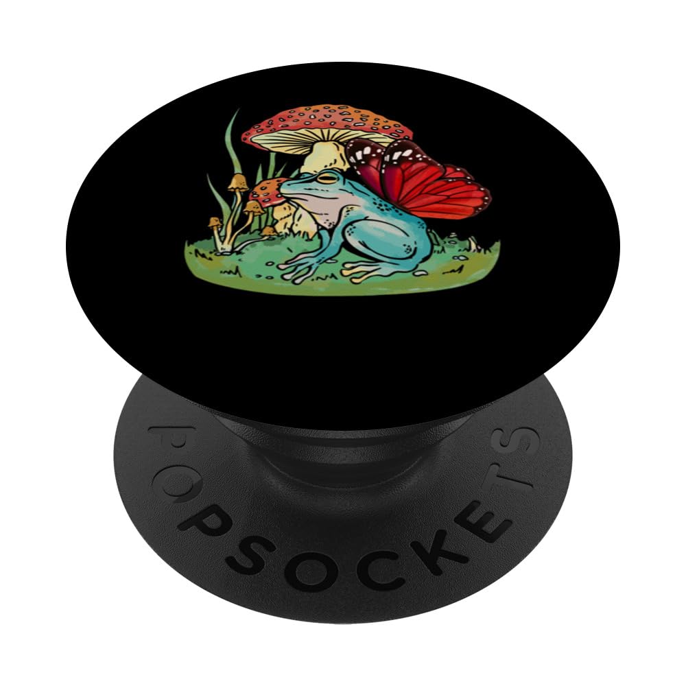 Frog Fairycore Clothing for a Fairy Lover PopSockets Adhesive PopGrip
