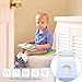 Travel Portable Folding Potty Training Toilet Seat Cover, Non Slip Silicone Pads, Suitable for Kids Baby Boys and Girls (Green)