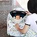 Universal Multi-Use Carseat Canopy, Nursing Cover Scarf, Grocery Cart Cover, High Chair Cover, Breathable & Stretchy, Purple Floral