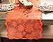 DII 18x72 Lace Table Runner, Maple Leaf Orange Spice - Perfect for Fall, Thanksgiving, Catering Events, Dinner Parties, Special Occasions or Seasonal Décor