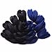 Blue Jumbo Braiding Hair Extensions Two Toned Synthetic Kanekalon Hair 100G/Pc Purple/Gray Crochet Braids Hair T1b/pink 24inches