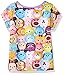 Disney Girls' Little Girls' Tsum Tsum 3-Piece Pajama Set, Blue/Purple, 4