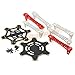 powerday DIY F550 ATF Hexacopter kit Frame Kit & X2212 980KV Brushless Motor &Simonk 30A Speed Controller&1045Propeller&F450/F550 Landing Gear