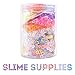 Slime Supplies for DIY Slime - IEFWELL Fluffy Slime Supplies Slime Supply Kit for Kids，DIY Slime Supplies Including Foam Beads, Fishbowl Beads, Glitter Jars, Totaling 72 Packs Slime Making Supplies