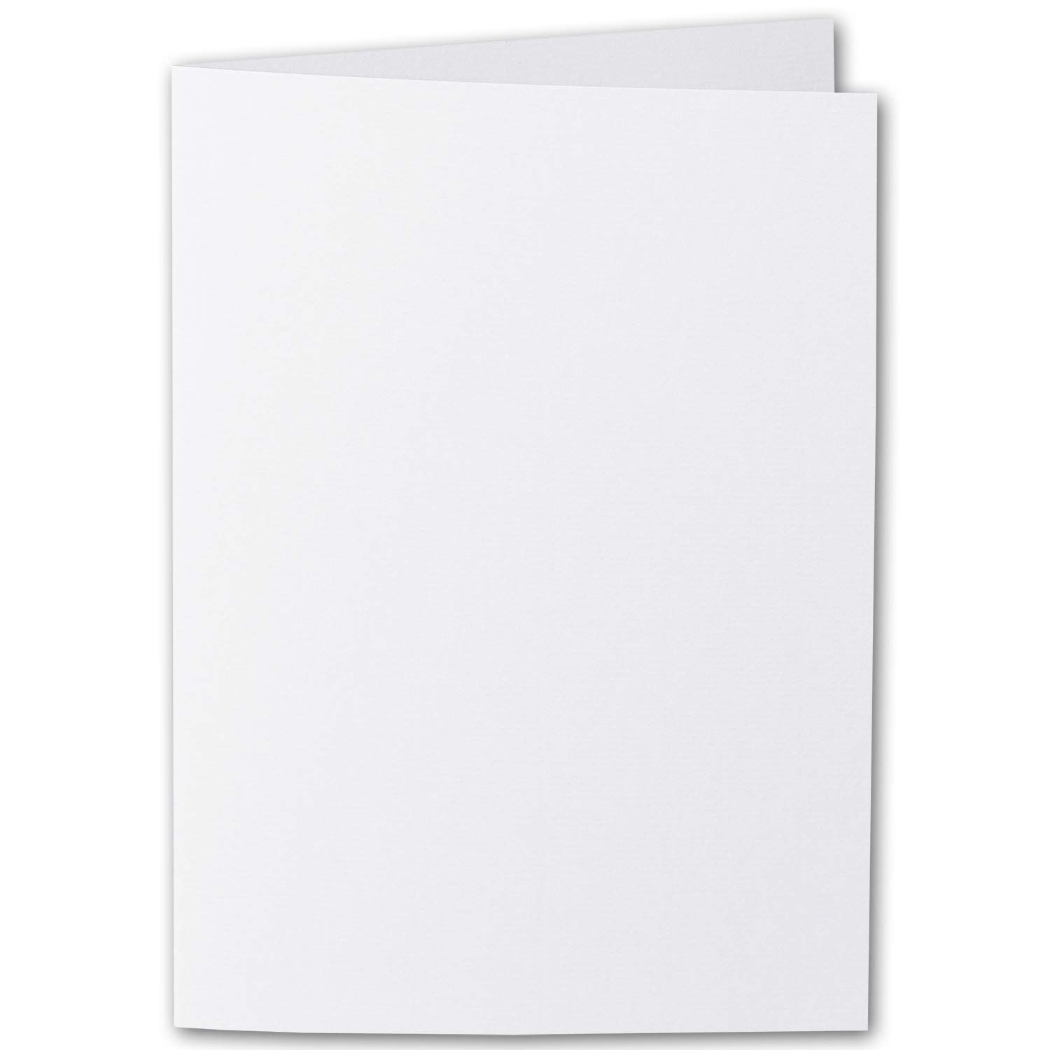 Artoz 1001DIN A6 folding cards, 220 g/m², format: portrait 25 Stück 210 - Blütenweiß