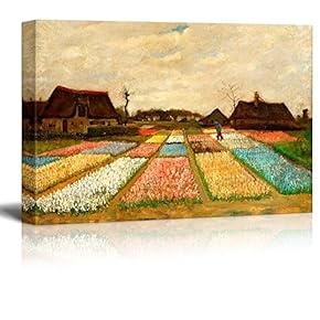 Flower Beds in Holland (or Bulb Fields) by...