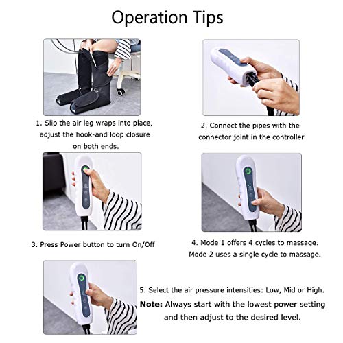 Leg Massager, Air Compression Leg Massager for Circulation and Relaxation - Thumbnail 2