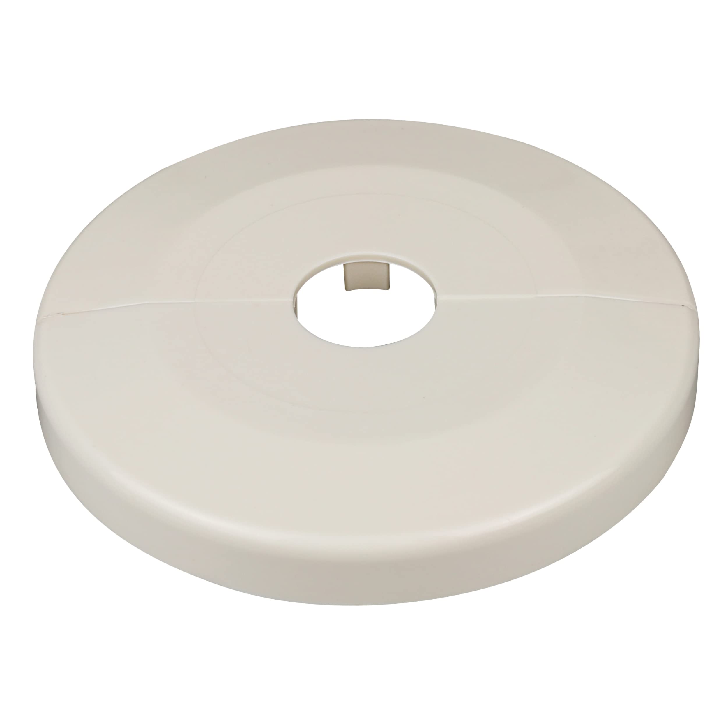 FUX Pack of 2 Single Heating Pipe Rosette Extra Large Outer Diameter 85 mm, Inner Diameter 10 mm - 43 mm, Heating, Pipe Cover, Cover Rosettes, Trim, Radiator Rosettes (27 mm, Cream White RAL 9001)