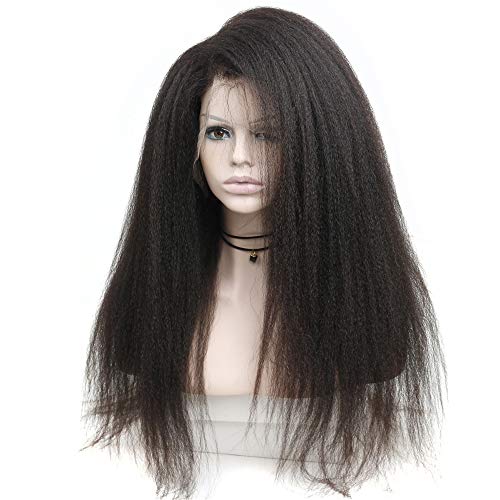 Italian-Yaki-360-Lace-Frontal-Wigs-for-Women-Pre-Plucked-Peruvian-Kinky-Straight-360-Lace-Front-Wig-150-Density-Yaki-Human-Hair-Wigs-with-Baby-Hair-SPARKLE-DIVA-18inch-360-yaki
