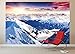 Large Photo Wallpaper – Alps Panorama – Picture Decoration Winter Wonderland Sunset Snow Landscape Nature Mountains Glacier Ground Image Decor (132.3x93.7in - 336x238cm)