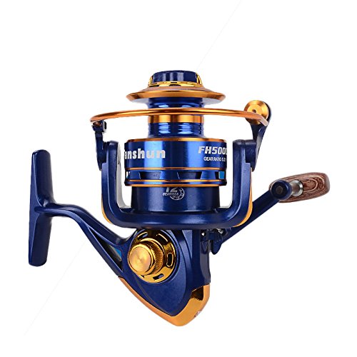 ZREAL Tragbare 12 + 1BB Kugellager Metall Spinning Boat Angelrolle Rad FH1000-FH7000 Serie – Bild 6