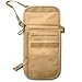 RFID Blocking Neck Stash Passport, Unisex, Tan