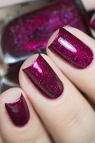 ILNP Showtime - Deep Raspberry Holographic Nail Polish