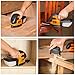 Anesty Mouse Detail Sander 13000 OPM Electric Sanding Machine with LED Light and Finger, Triangle Attachment for Wood Metal Plastic Paint Surface Wall