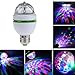 Windspeed Rotating LED Strobe Bulb Multi Changing Color Crystal Stage Light E27 Base