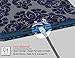 iPad Mini 2/3 Case-LittleMax(TM) Synthetic Leather Auto Wake/Sleep Stand Case [Card Holder] Flip Folio Wallet Case Cover for iPad Mini 3/2/1 [Free Cleaning Cloth,Stylus Pen]-03 Metal Floriation