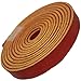 TOFL Genuine Top-Grain Leather Strap | 72 Inches Long | 3/4 Inch Wide | 1/8 Inch Thick (7-8 oz) | 1 Leather Strip for DIY Arts & Craft Projects, Clothing, Jewelry, Wrapping | Burgundy