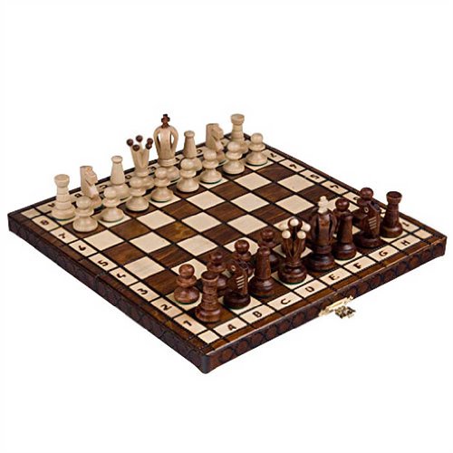 Chess Royal 30 European Wooden Handmade International Set, 11.81 x 1.97-Inch