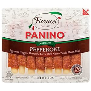 Fiorucci Pepperoni Panino, 6 oz: Amazon.com: Grocery & Gourmet Food