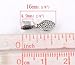 Rockin Beads 50 Glue on Leaf Bails Pendant Hanger Dull Silver Nickle Tone Plated 16x5mm