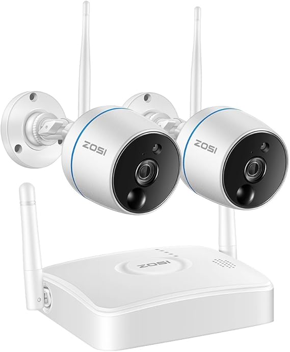 ZOSI 1080P Wireless Security System 2 Camera 4CH Mini Amazon.co.uk